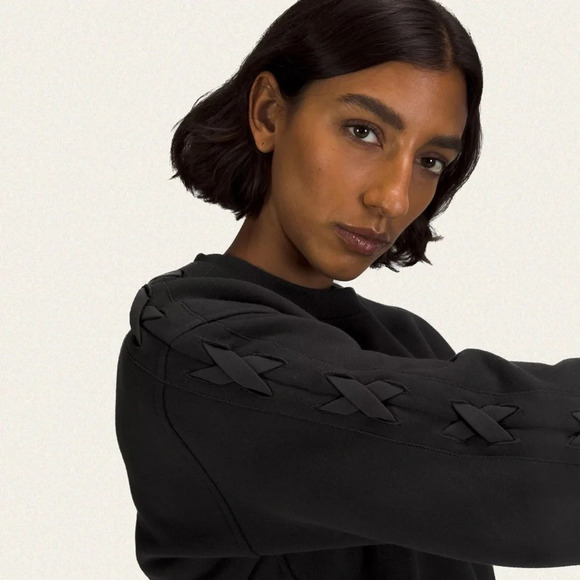 Lululemon Braided Sleeve Pullover - Picture 2 of 8